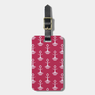Modern Anchors Pattern Luggage Tag