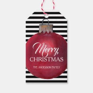 Modern and Bold Christmas Gift Tag