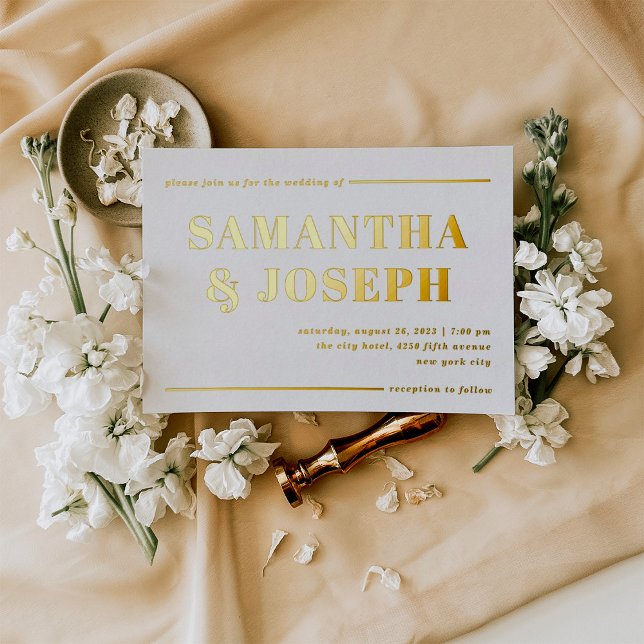 Modern and Bold Typography | Minimalist Wedding (Creator Uploaded)