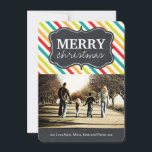 Modern and Bright Chalkboard Christmas Photo Cards<br><div class="desc">Modern and Colourful Chalkboard Holiday Photo Cards - Created by Colourful Designs Inc. All text can be modified! All designs are protected under Copyright 2008-2013.</div>