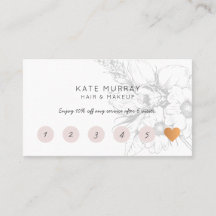 Modern and Chic Flat Loyalty Card