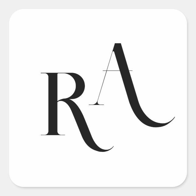 Modern and chic Wedding Classic Round Sticker (Front)