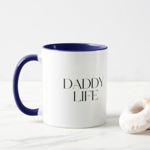 Modern and Classy Typography Daddy Life Combo Mug