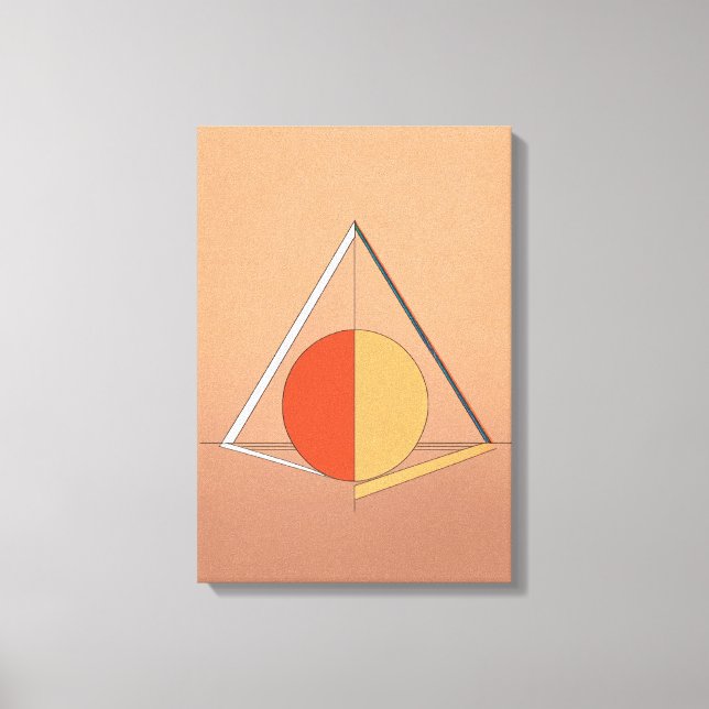 Modern and Creative Art Logo Design Canvas Print (Front)