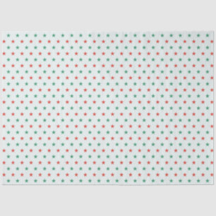 Modern And Cute Green Plaid Christmas Tissue Paper