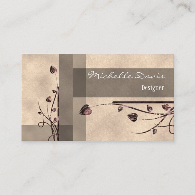 Modern And Elegant Business Cards (Front)
