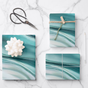 Modern and Elegant-Emerald Green- Wrapping Paper Sheet