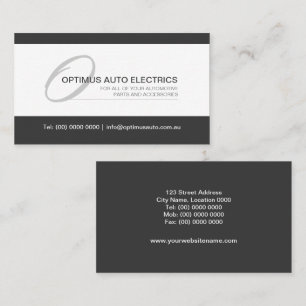 Modern and Elegant Monogram Business Card