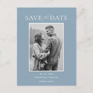 Modern and Elegant Simple Save the Date Announcement Postcard