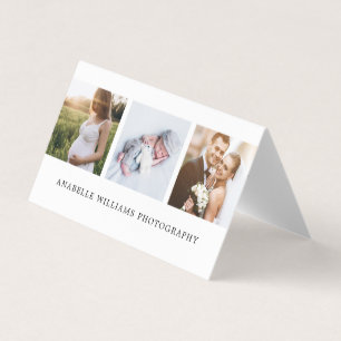 Modern and Minimal Photography Business Card