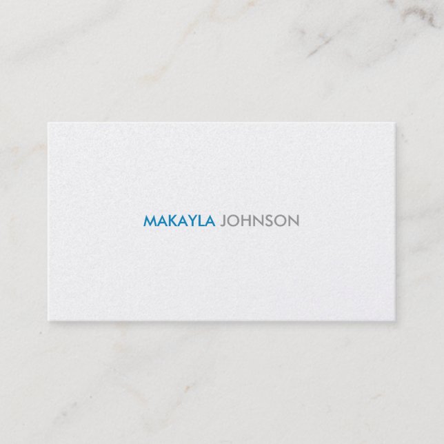 Modern and Minimal Professional Business Cards (Front)