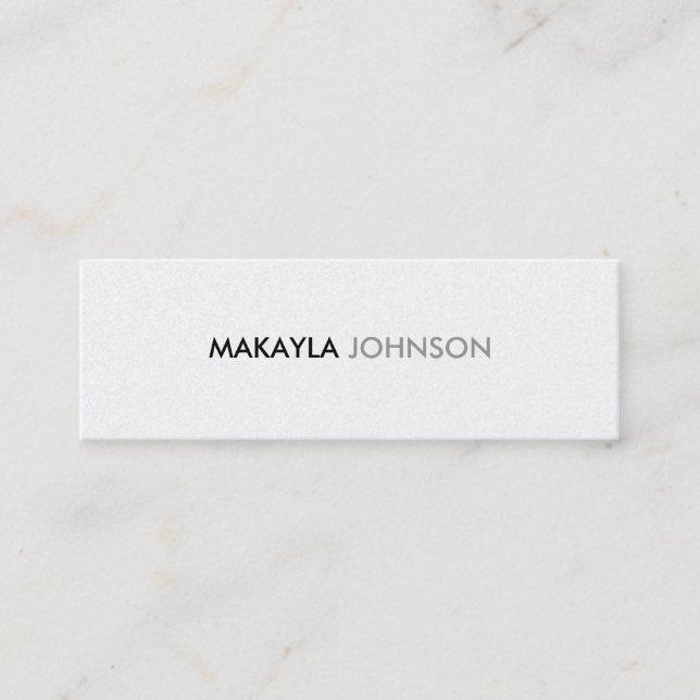Modern and Minimal Professional Business Cards (Front)