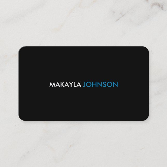 Modern and Minimal Professional Business Cards (Front)
