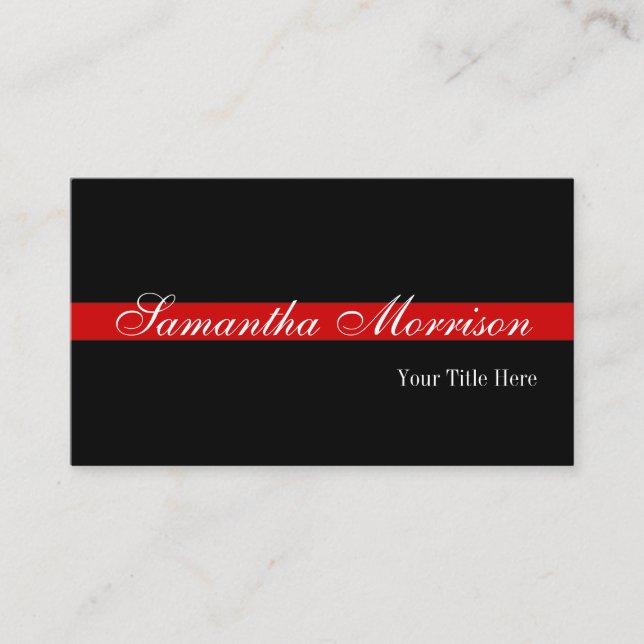 Modern and Professional Business Card (Front)