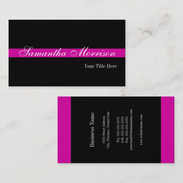 Modern and Professional Business Card (Front/Back)