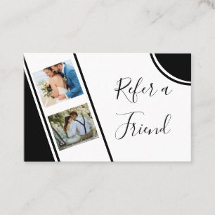 Modern and Professional  Photographer  Referral Card