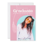 Modern and Retro Pink Graduation
