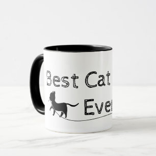 Modern and Simple Best Cat Mum Ever Mug