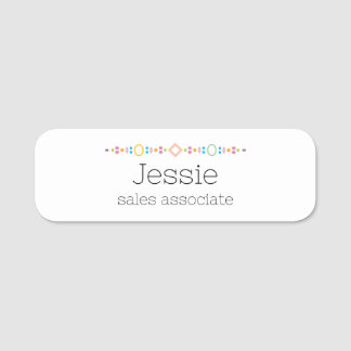 Modern and Simple Classic Name Tag