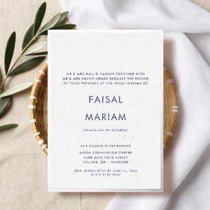 Modern and Simple Frame Islamic wedding