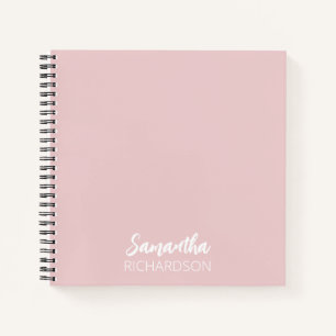 Modern and Simple Personalised Monogram Notebook