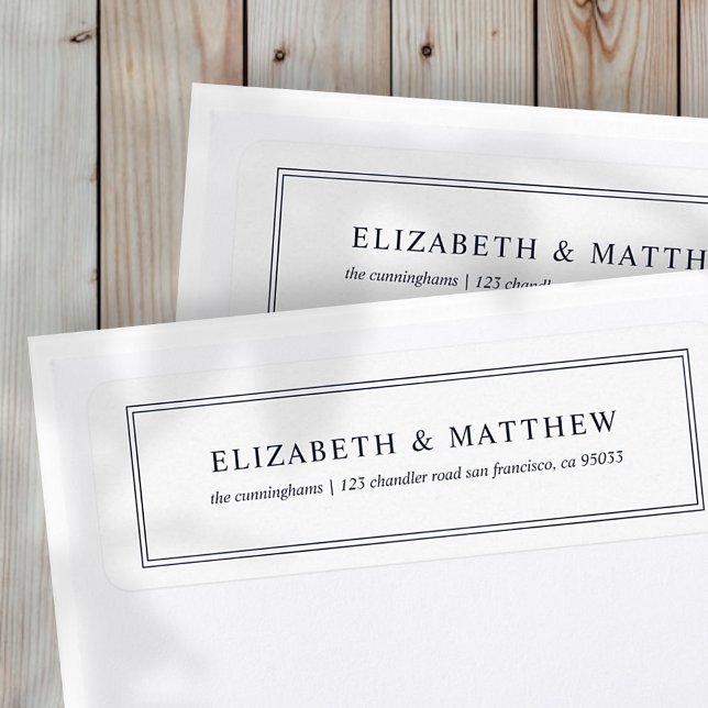 Modern and Simple Return Address (Creator Uploaded)