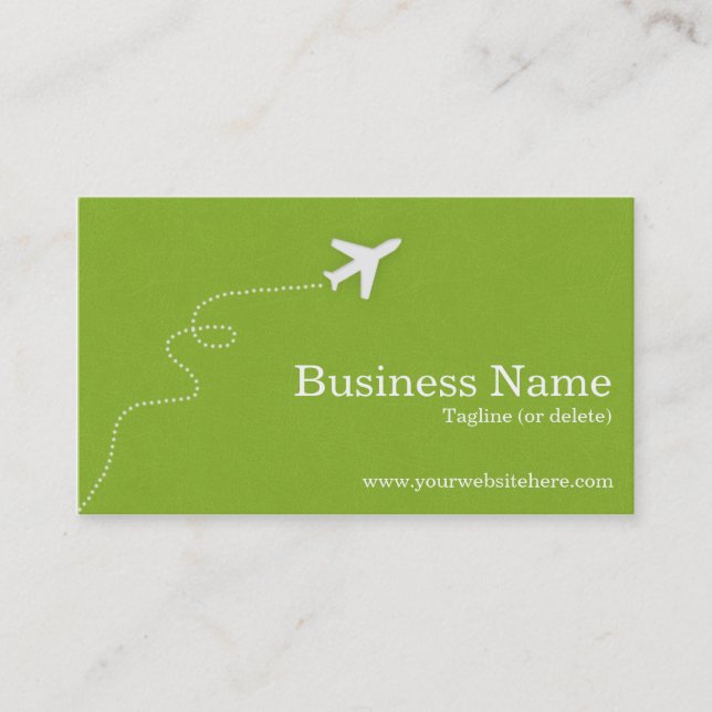 Modern and Simple Travel Business Cards (Front)