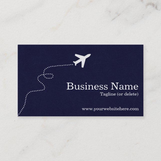 Modern and Simple Travel Business Cards (Front)