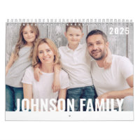 Modern and Simple Typography Custom Family Photos