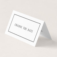 Modern and Sleek, Any Color, Change the Date Card