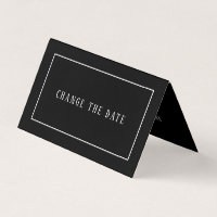 Modern and Sleek, Any Color, Change the Date Card