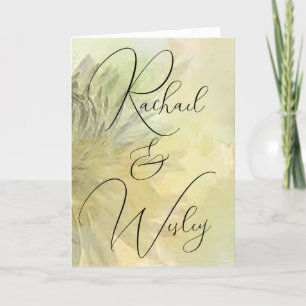 Modern and Traditional Wedding Invitation