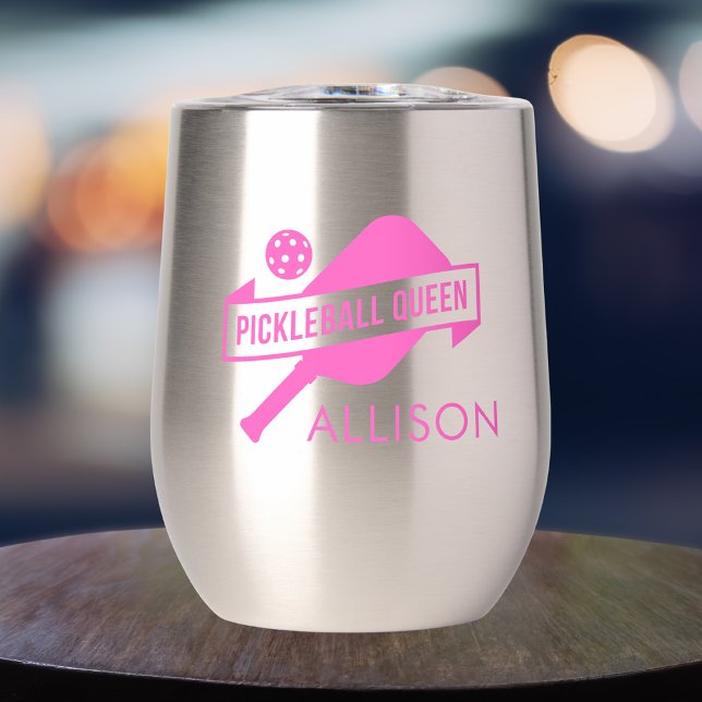 Modern and Trendy Pink Pickleball Queen (Creator Uploaded)