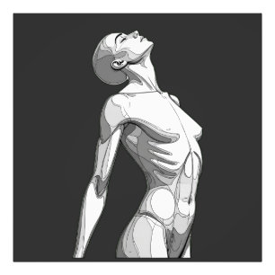 Modern Android Anatomy - Large Format Art Poster