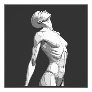 Modern Android Anatomy - Large Format Art Poster