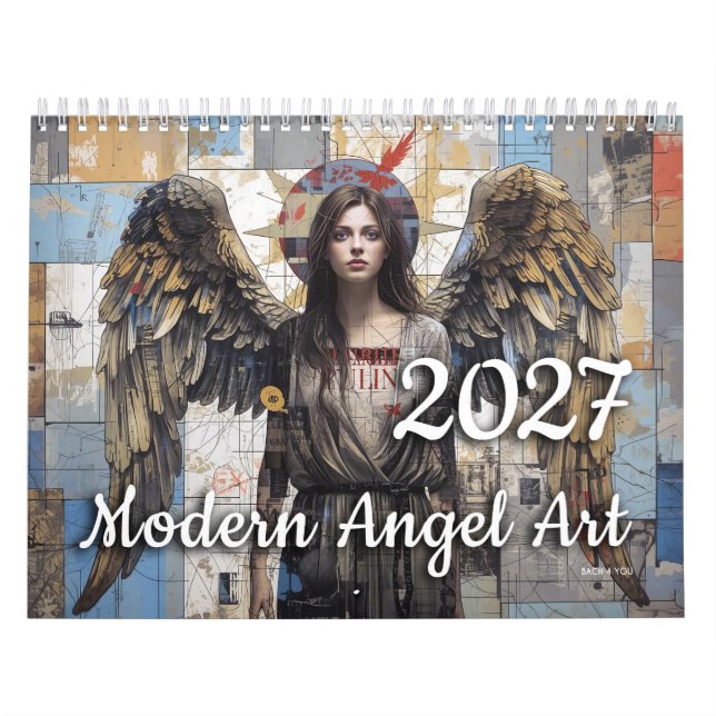 Modern Angel Art Calendar 2027 (Cover)