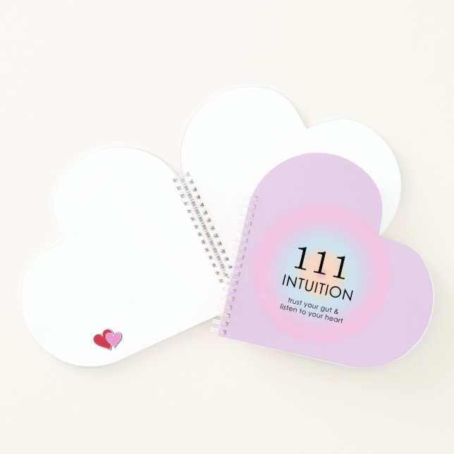 Modern Angel Numbers Numerology 111 Intuition  Notebook (Inside)