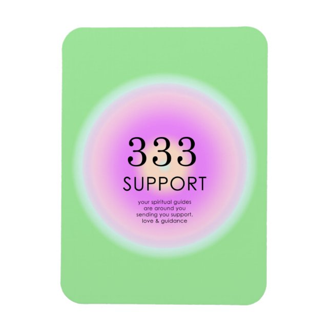 Modern Angel Numbers Numerology 333 Meaning  Magnet (Vertical)