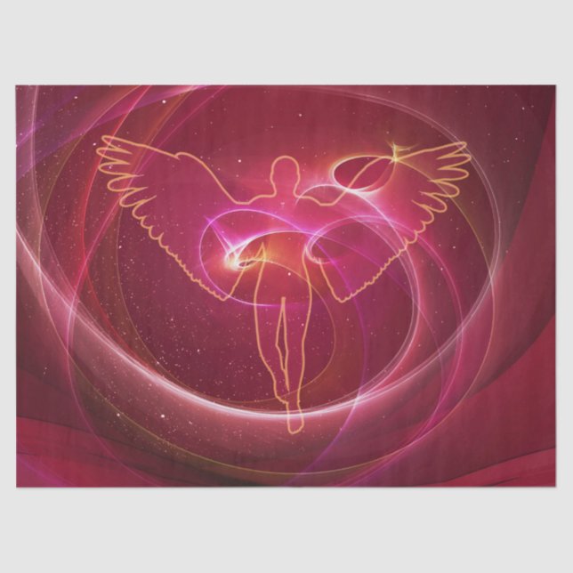 modern angel tissue paper (Front)