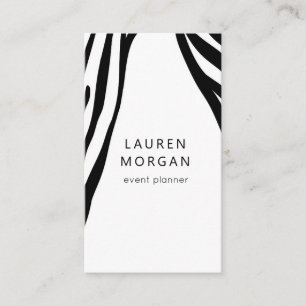 Modern Animal Kingdom   Vertical Business Card