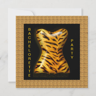 MODERN ANIMAL PRINT BACHELORETTE PARTY INVITATIONS