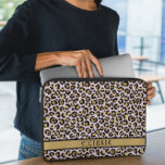 Modern Animal print Laptop Sleeve<br><div class="desc">The Modern Animal print laptop sleeve combines sleek design with personalised elegance. Featuring an animal print background cut with rectangular space for personalisation purposes, this case is accented with a luxury but wild breeze and space for your name, making it uniquely yours. Constructed with durable materials to provide excellent protection...</div>