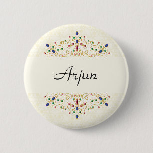 Modern Annaprashan First Rice Ceremony 6 Cm Round Badge