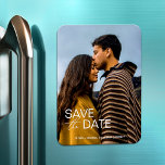 Modern anniversary save the date wedding favours magnet<br><div class="desc">Introducing Our Modern and Elegant Spring Wedding Magnet Favours - The Perfect Classic Save the Date Keepsakes! Make your special day even more memorable with our stylish and modern minimalist Save the Date Wedding Magnets for a fridge. These elegant photo magnets are not just invitations but cherished keepsakes and wedding...</div>