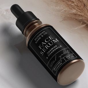 Modern Apothecary Black 2 OZ Cosmetic Bottle Label