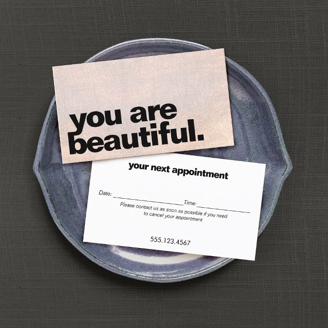 Modern Appointment Reminder Card (Creator Uploaded)