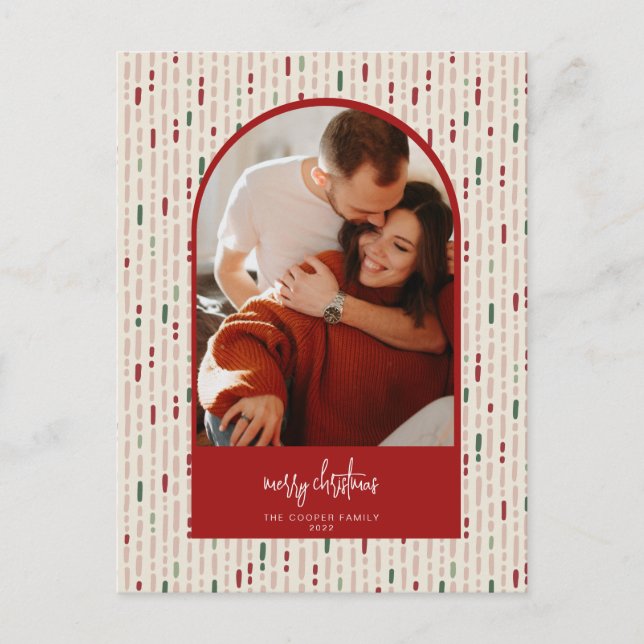 Modern Arch Christmas Card (Front)