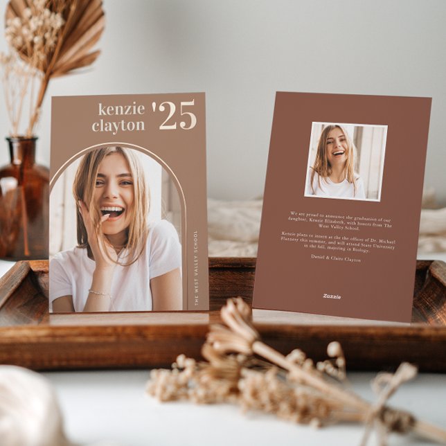 Modern Arch | Foil Graduation Announcement (Creator Uploaded)