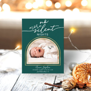 Modern Arch Frame Birth Announcement