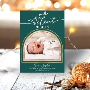Modern Arch Frame Birth Announcement